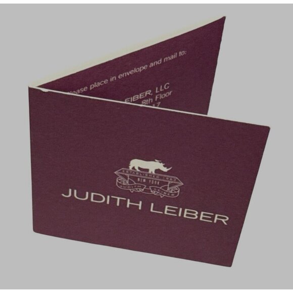 Judith Leiber Empty Gift Boxes Lids Card Ribbons Designer Storage Purple - Picture 10 of 11